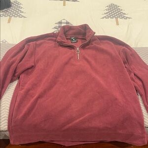 Nike womans Burgundy Zip-Up Sweater